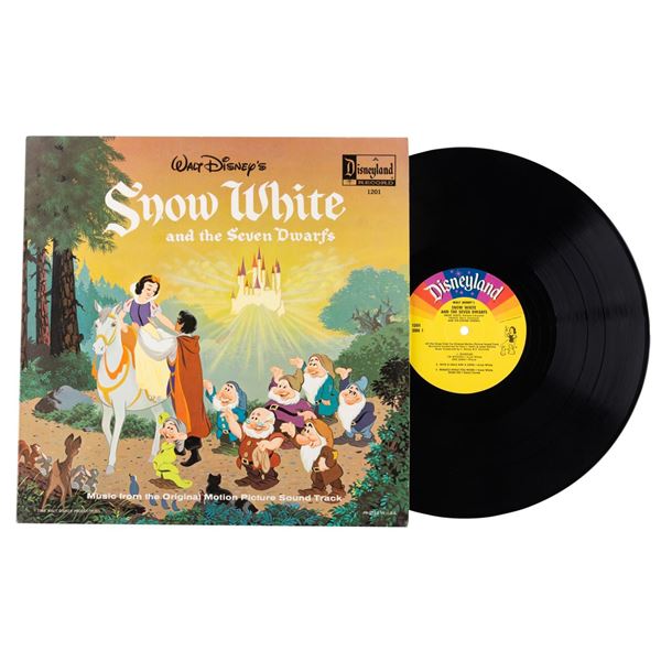 A"Snow White and the Seven Dwarfs" Soundtrack LP Record.