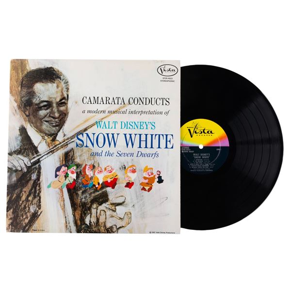 A Camarata Conducts Snow White and the Seven Dwarfs Record Album.