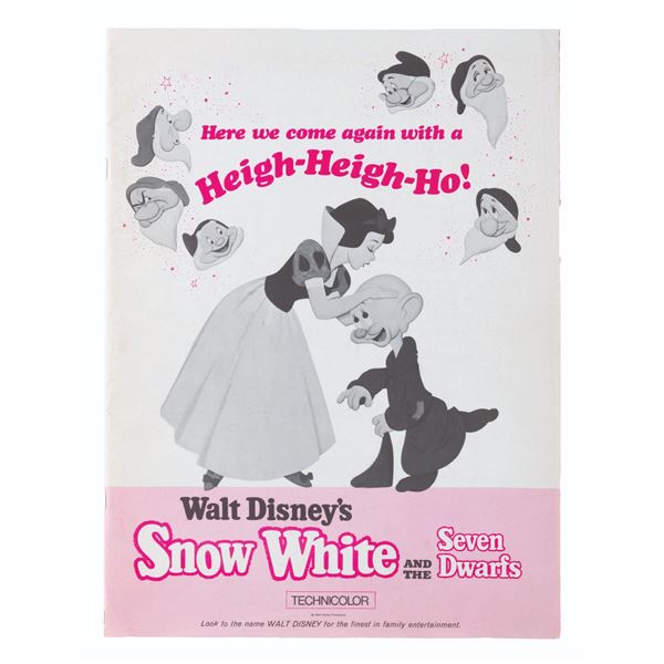 A 1967 "Snow White and the Seven Dwarfs" Pressbook & Ad Pad.