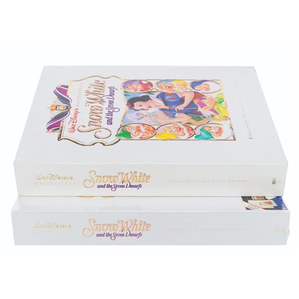 A Pair of"Snow White and the Seven Dwarfs" Deluxe Edition VHS Sets.