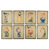 Image 1 : A Set of "Snow White and the Seven Dwarfs" Framed Prints.