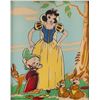 Image 5 : A Set of Glow-in-the-Dark "Snow White and the Seven Dwarfs" Framed Prints.