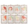 Image 1 : A"Snow White and the Seven Dwarfs" Vac-U-Form Relief Plaque Set.