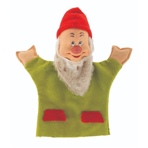 A"Snow White and the Seven Dwarfs" Dwarf Hand Puppet.