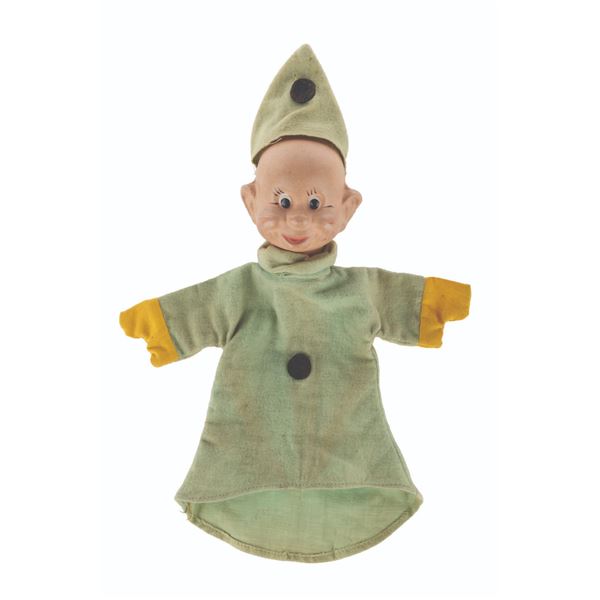 A"Snow White and the Seven Dwarfs" Dopey Hand Puppet.
