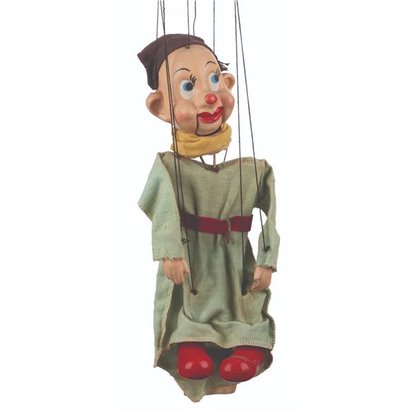 A"Snow White" Dopey Marionette.