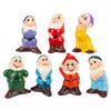 Image 1 : A Set of Wuxi Huishan"Snow White and the Seven Dwarfs" Clay Figurines.