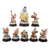 Image 1 : A"Snow White" Seven Dwarfs Capodimonte Figurine Set.