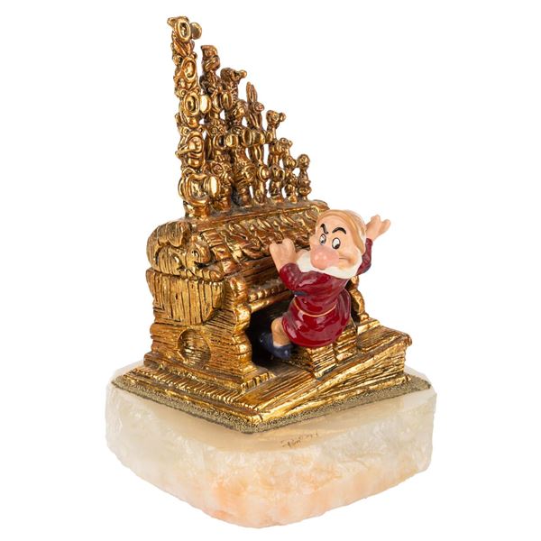 A"Snow White" Grumpy Sculpture.