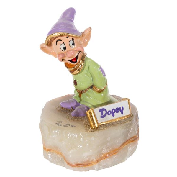 A"Snow White" Dopey Sculpture.