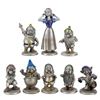 Image 1 : A"Snow White and the Seven Dwarfs" Pewter Set.