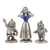 Image 2 : A"Snow White and the Seven Dwarfs" Pewter Set.