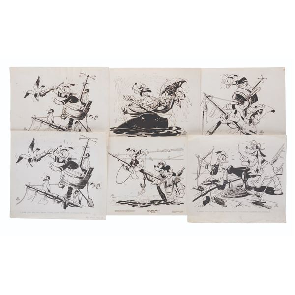 A Set of "The Whalers" Publicity Stills.
