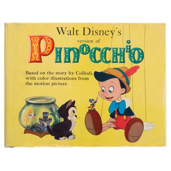 A Walt Disney's Version of"Pinocchio" Book.