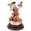 Image 1 : A Pinocchio & Jiminy Capodimonte Porcelain Figure.