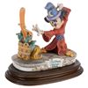 Image 4 : A "Fantasia" Sorcerer Mickey Capodimonte Figure.