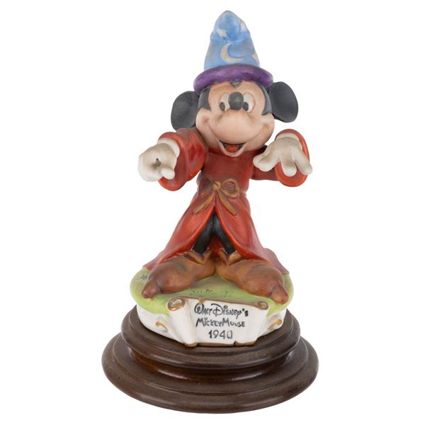 A Capodimonte Sorcerer Mickey Figure.