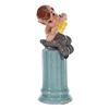 Image 4 : "Fantasia" Satyr and Pillar Ceramic Figurines.