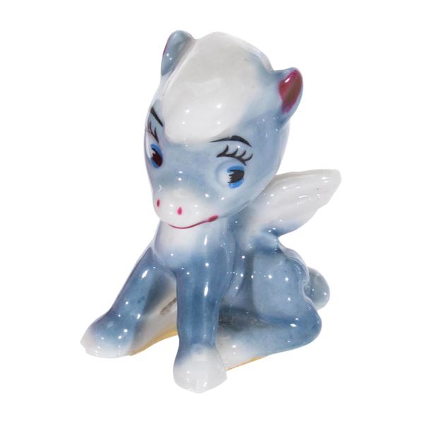 A Hat Box Series"Fantasia" Baby Pegasus Figurine.