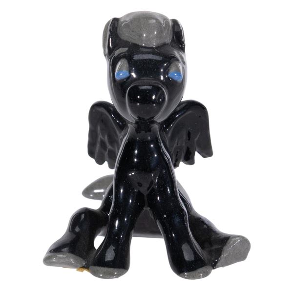 A"Fantasia" Black Pegasus Figurine.