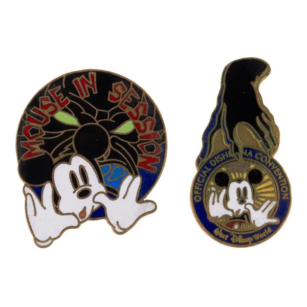 A Pair of 1997 Disneyana Convention Pins.