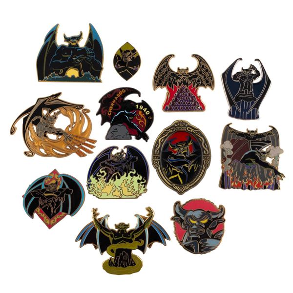 A Collection of Chernabog Pins.