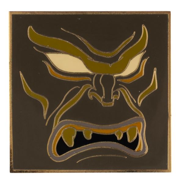 A Disney Auctions Exclusive Chernabog Face Pin.