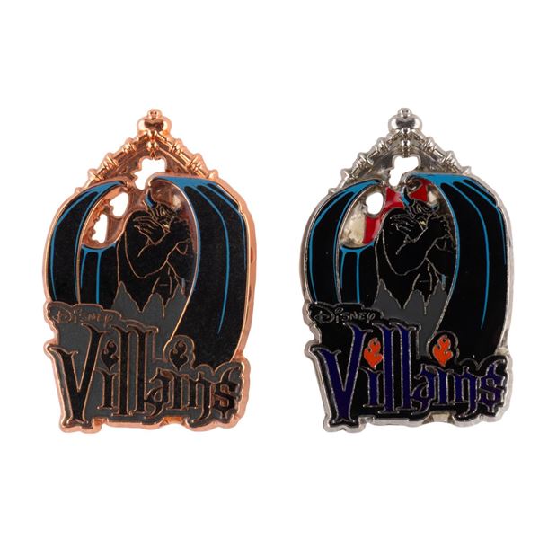 A Pair of Chernabog Villains Mystery Collection Pins.