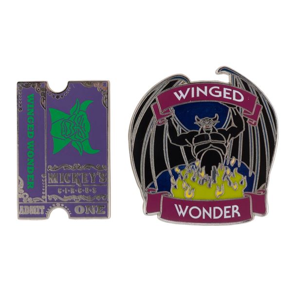 A Pair of Chernabog Mickey's Circus Sinister Sideshow Pins.