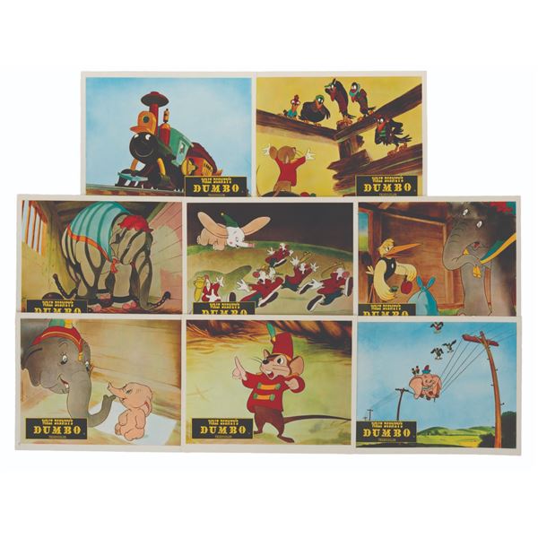 A Rare Set of Early British "Dumbo" Lobby Cards.