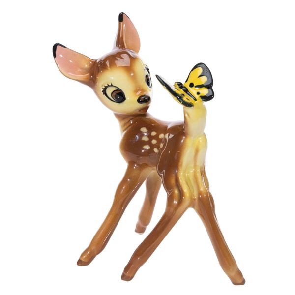 A Ceramic Bambi Figurine by Shaw Pottery.