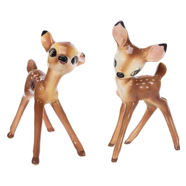 A Pair of"Bambi" Ceramic Figurines.