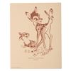 Image 1 : A "Bambi" Fan Card.