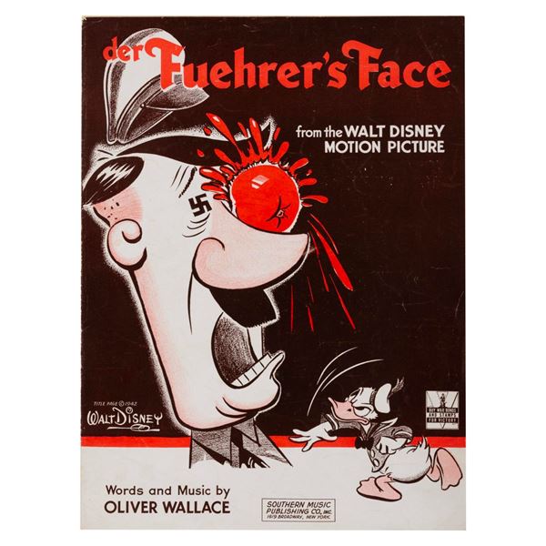 Sheet Music for Walt Disney's"Der Fuehrer's Face."