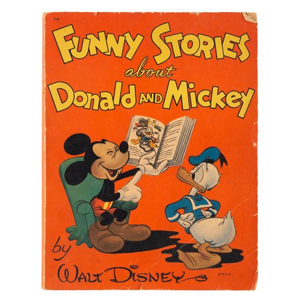 A Funny Stories About Donald and Mickey Book.
