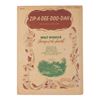 Image 1 : Sheet Music for"Zip-A-Dee-Doo-Dah" from "Song of the South."