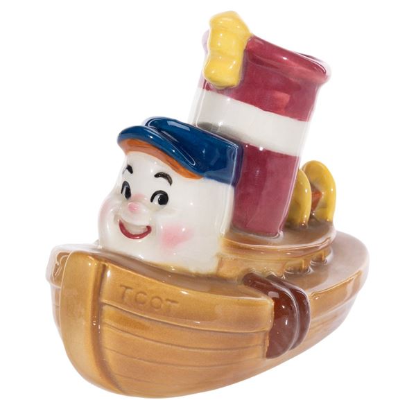 A "Melody Time" Little Toot Planter.