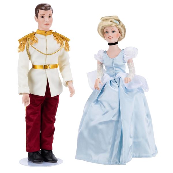 A"Cinderella" and Prince Charming Doll Set.