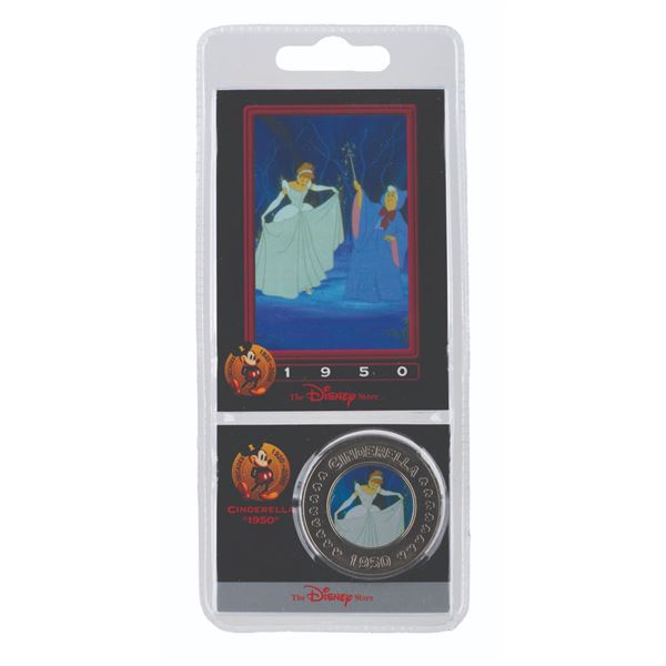 A"Cinderella" Disney Decades Coin and Card Set.