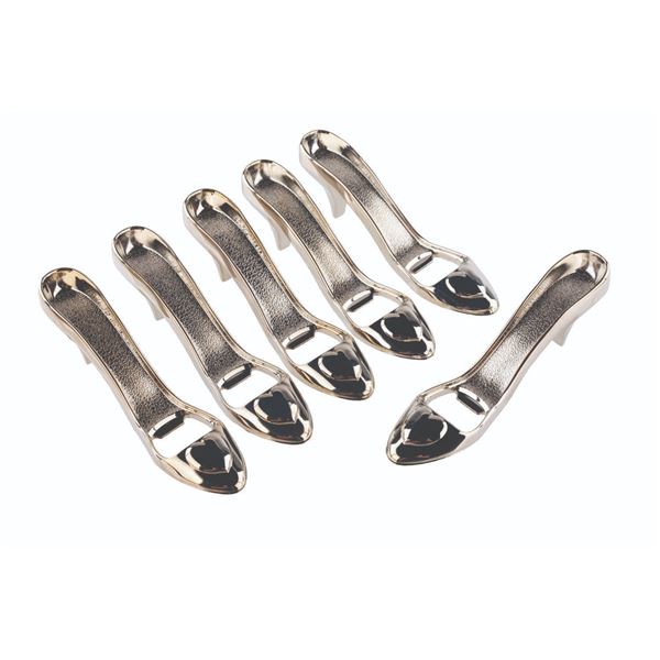 A Set of "Cinderella" Slipper Bottle Openers.