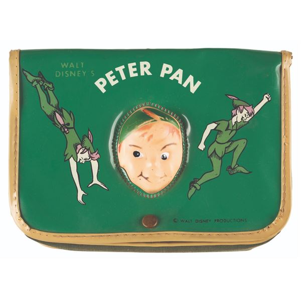 A Rare"Peter Pan" Green Vinyl Bag.
