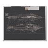 Image 1 : A "20,000 Leagues Under the Sea" Nautilus Schematic Negative.
