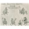 Image 2 : A "Sleeping Beauty" Goons Photostat Model Sheet.
