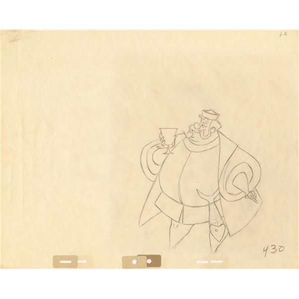 A "Sleeping Beauty" King Hubert Production Drawing.