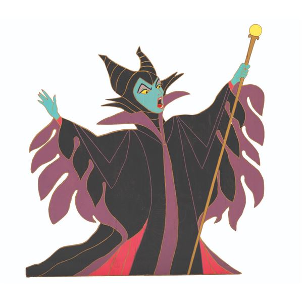 A Large Hand-Painted Maleficent Display.