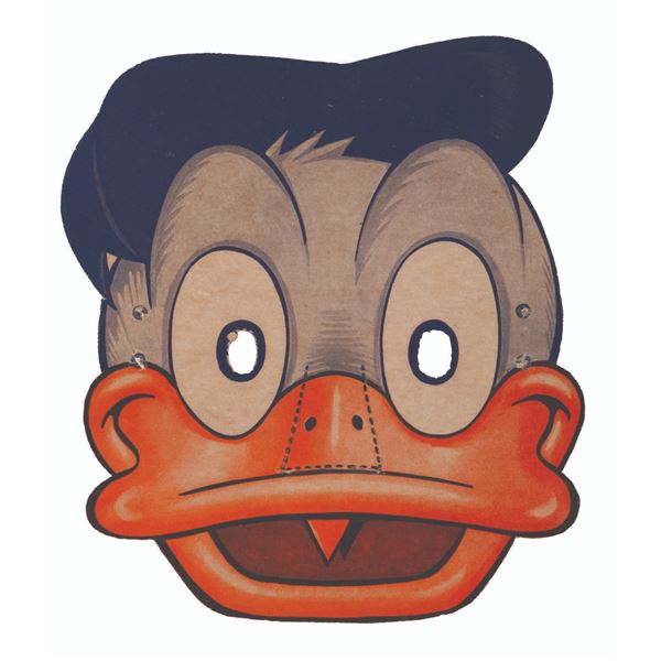 A Donald Duck Wheaties Promo Cut-Out Mask.