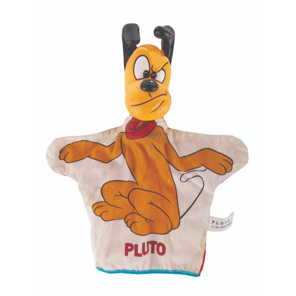 A 1960s Pluto Hand Puppet.