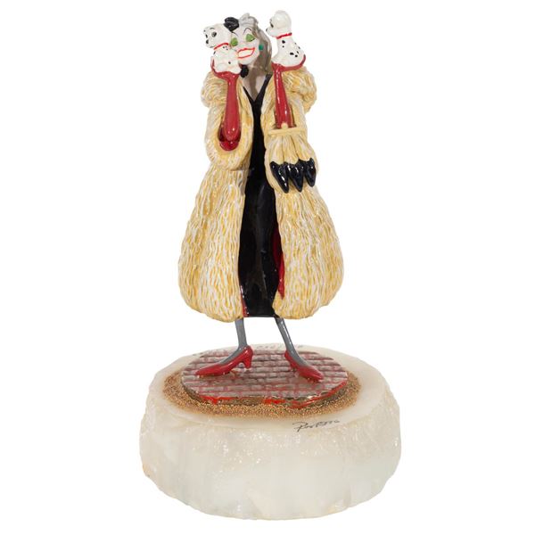 A Cruella de Vil Sculpture by Ron Lee.