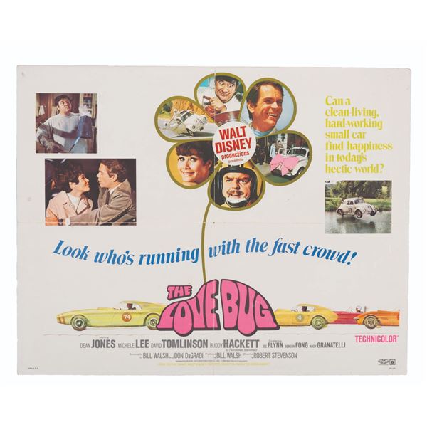 A"The Love Bug" Half-Sheet Poster.