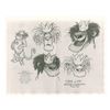 Image 1 : A "Bedknobs and Broomsticks" King Leonidas Model Sheet.